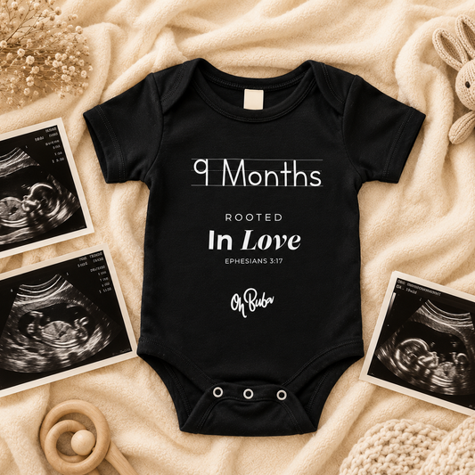 9th Month Milestone Onesie