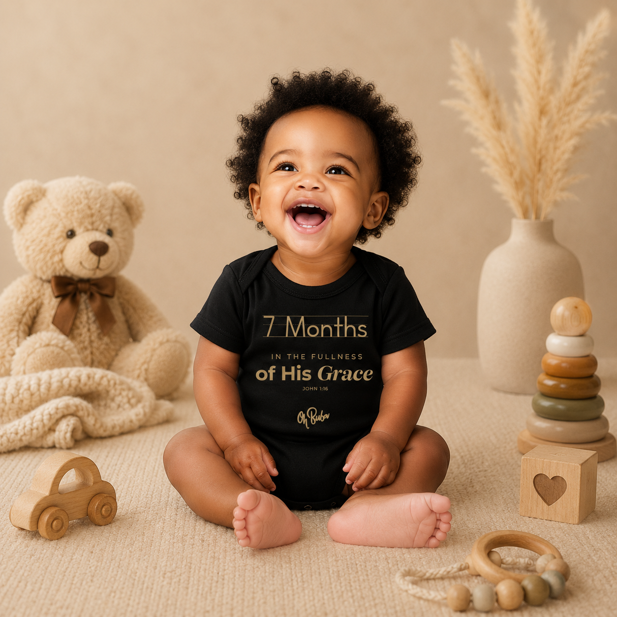 7th Month Milestone Onesie