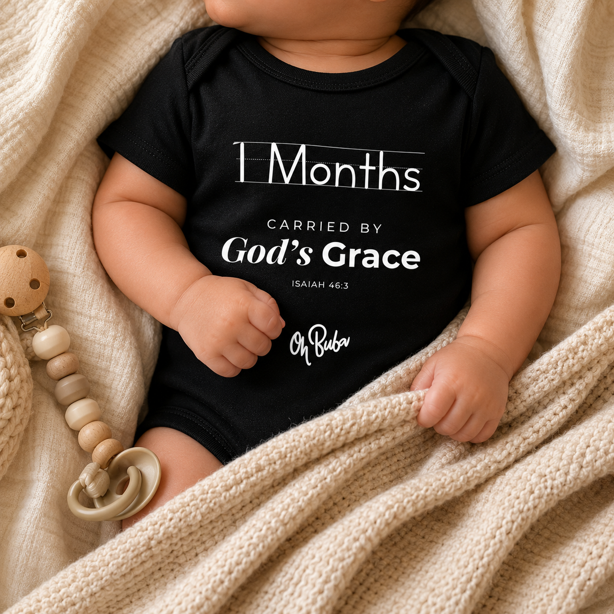 1st Month Milestone Onesie