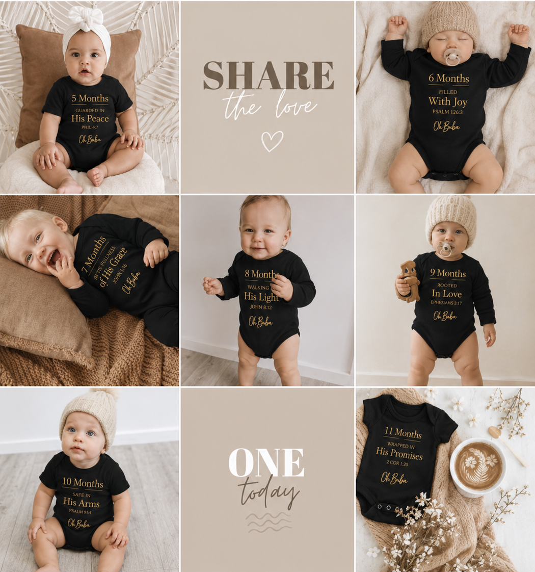 Monthly Milestone Package 1-12 Months